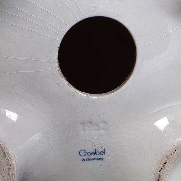 Goebel West Germany 1962 Pink Pig Bank 7.5" Large Ceramic w/ Stopper - Picture 11 of 16